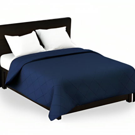 Dyed Coverlet Navy Blue