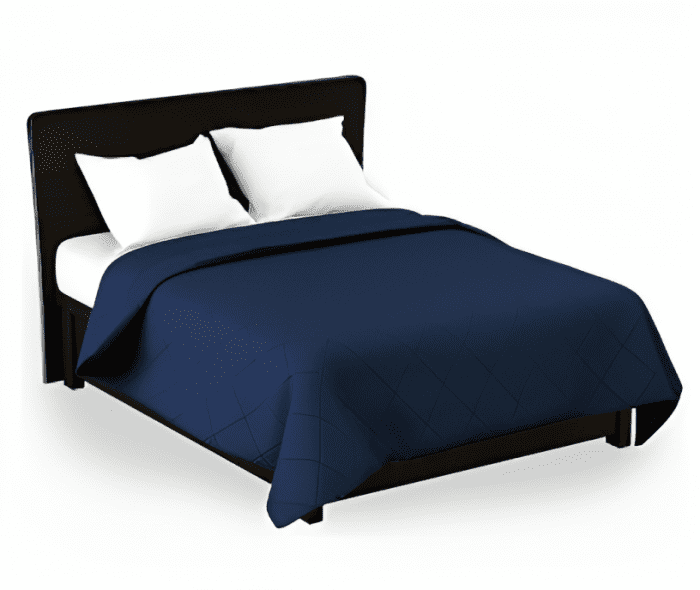 Dyed Coverlet Navy Blue