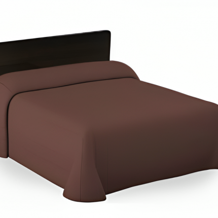 Solid Bedspread Brown