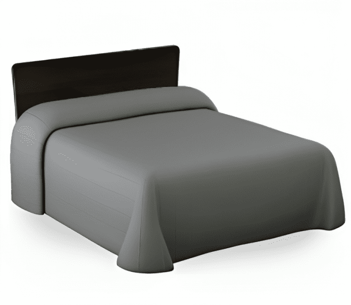 Solid Bedspread Grey
