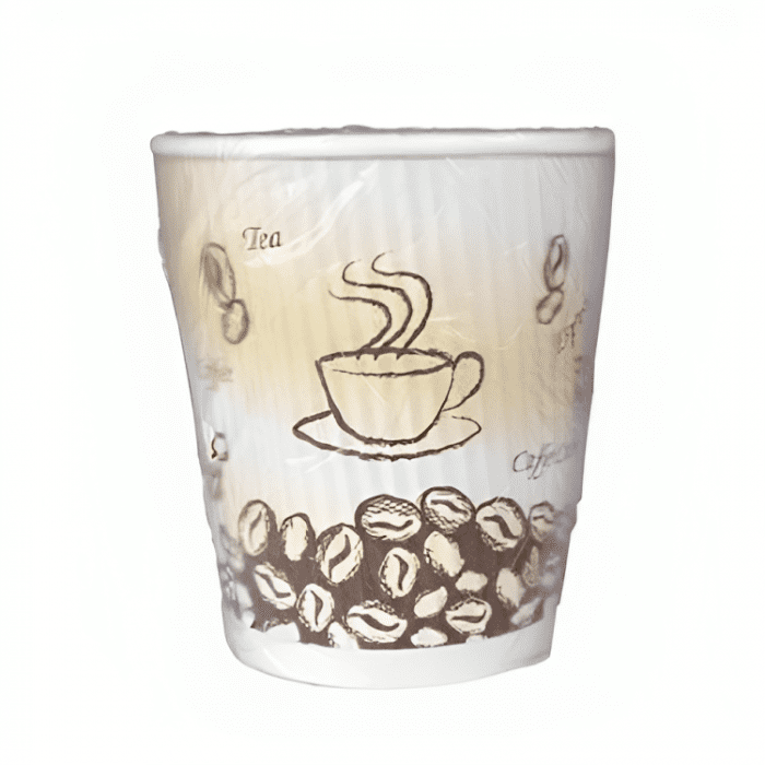 Single Wall Hot Cup Generic Wrapped 9oz