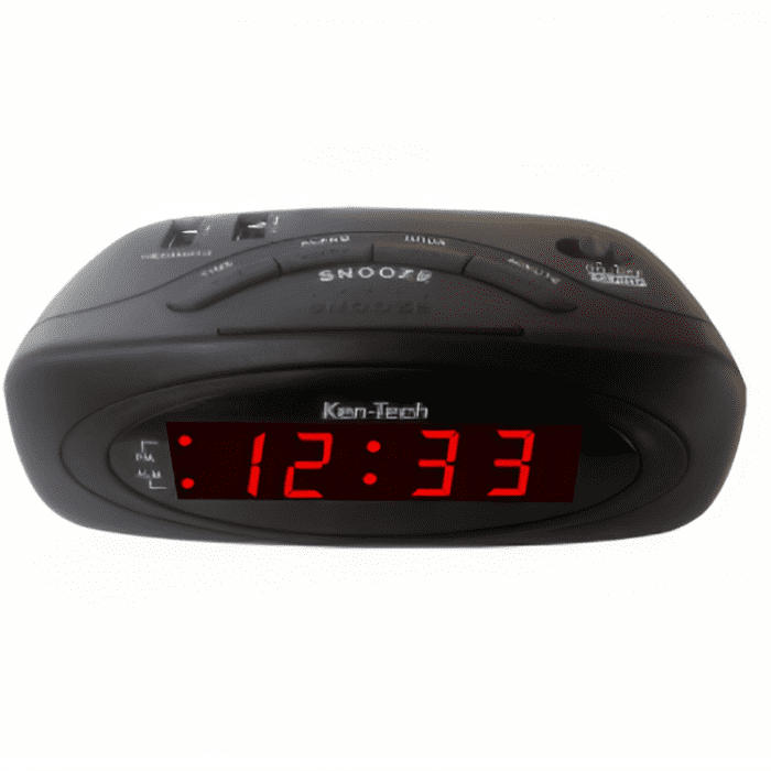 Alarm Clock Radio 0.9'' LED Display, 50Hz 110-124VAC Snooze